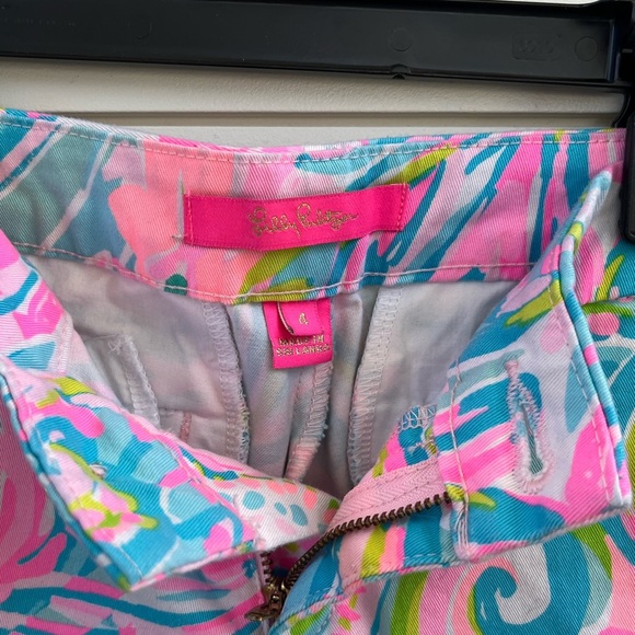 Lilly Pulitzer Pink and Blue Shorts - Picture 3 of 5